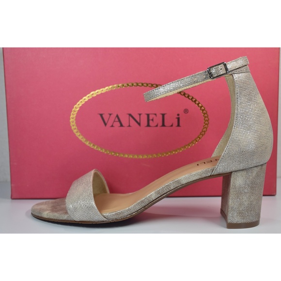 VANELI NIB MERYN TOBACCO LEATHER ANKLE STRAP SANDAL. SIZE 8 M - Picture 6 of 12